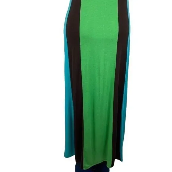 Beautiful XOXO bright color maxi dress- size S - Picture 6 of 9
